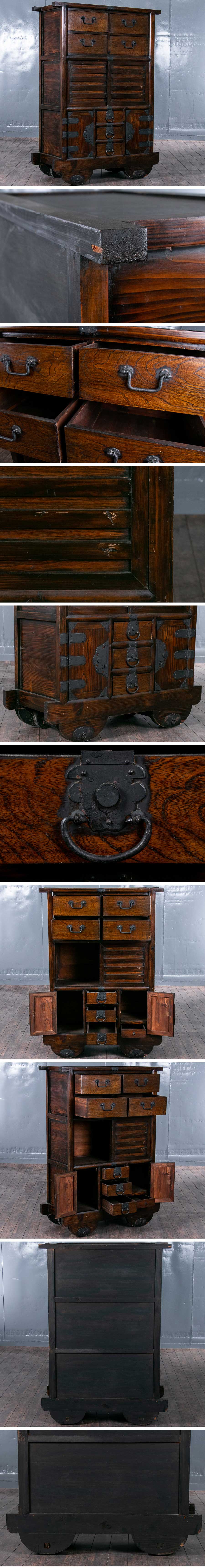 時代タンス金具類　古鉄 2026年最新時代箪笥 金具の人気アイテム - 希少隠し付鍵付き骨董古民具